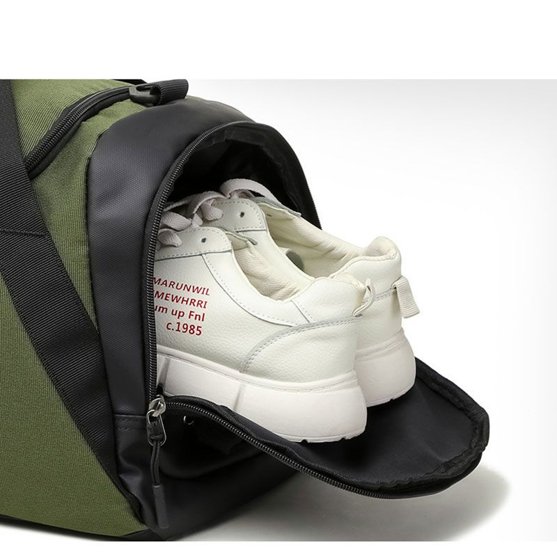 Спортивна / дорожня сумка з відділом для взуття модель 188-1 (Зелений)