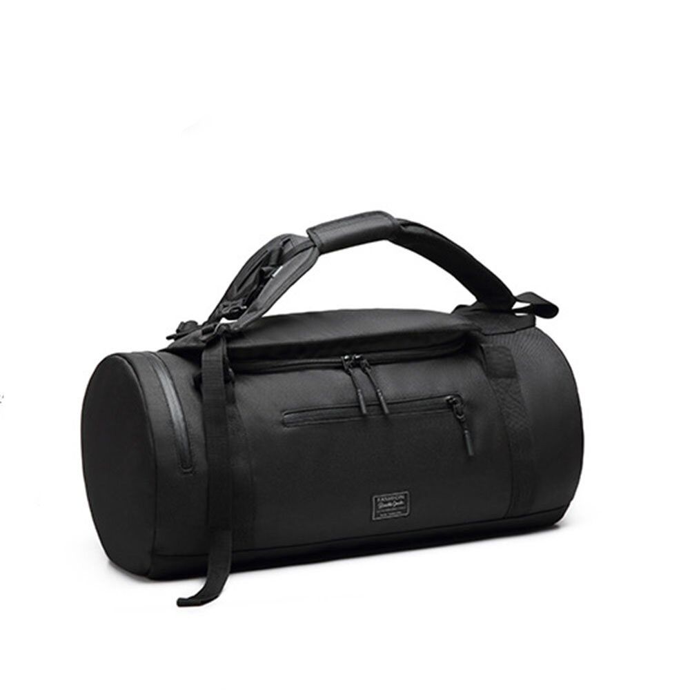 Спортивна / дорожня сумка з відділом для взуття модель 110-2 (Чорна)