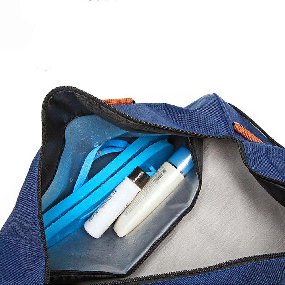Спортивная / дорожная сумка с отделом для обуви TakeOnMe модель 113-1 (Синяя)