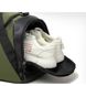 Спортивная / дорожная сумка с отделом для обуви модель 188-1 (Зеленый)