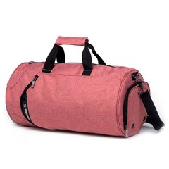 Спортивная / дорожная сумка с отделом для обуви модель 13-4 (Розова)