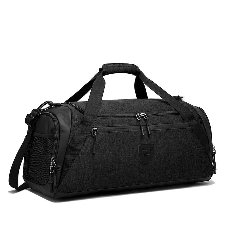 Спортивна / дорожня сумка з відділом для взуття модель 188-2 (Чорний)