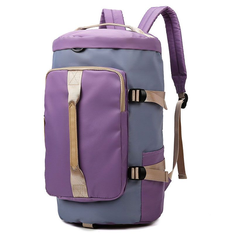 Спортивная / дорожная сумка с отделом для обуви модель 125-3 (Фиолетовая)
