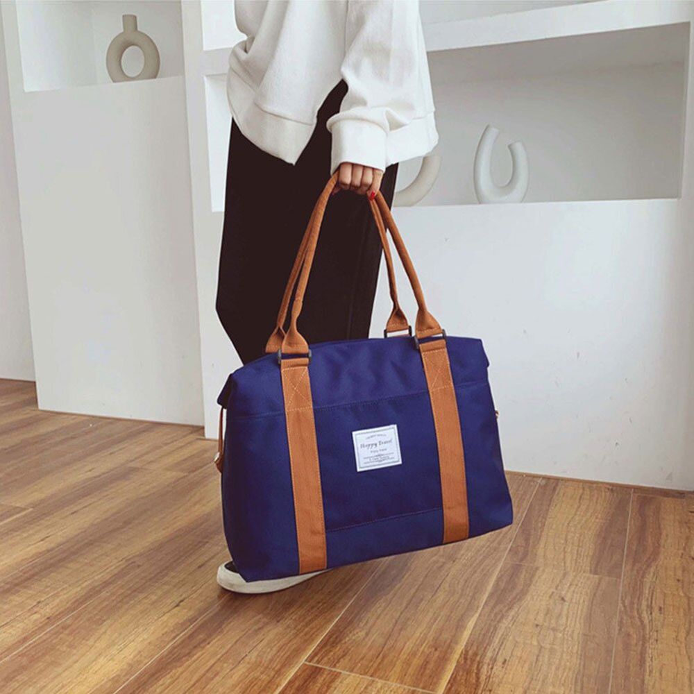 Спортивная / дорожная сумка женская модель 114-6 (Синяя - велика)