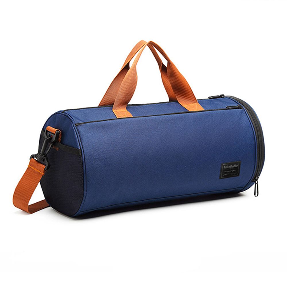 Спортивная сумка с отделом для обуви модель 145-1 (Синяя)