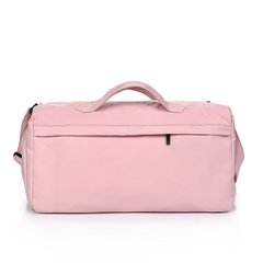 Спортивная / дорожная сумка с отделом для обуви модель 198-1 (Розовый)