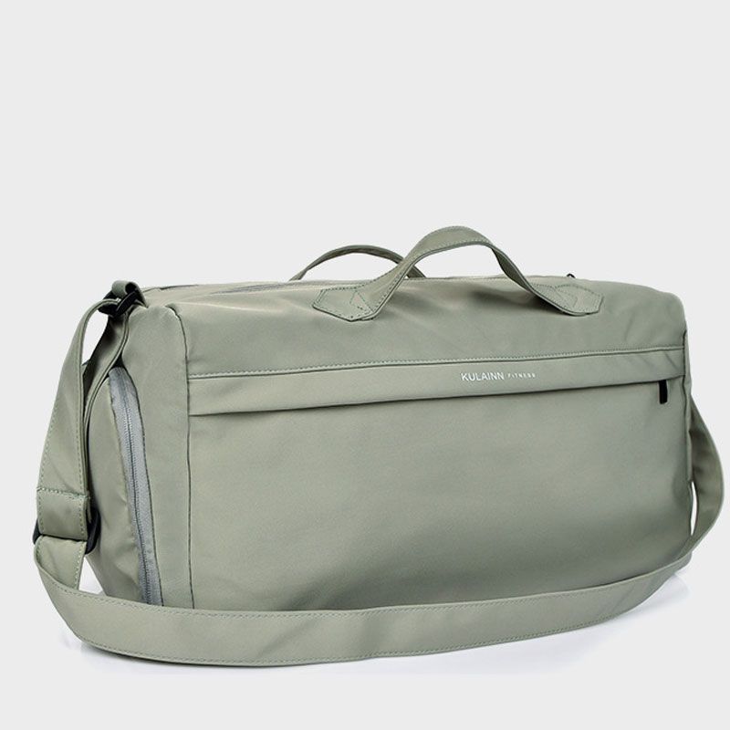 Спортивная / дорожная сумка с отделом для обуви модель 198-2 (Зеленый)