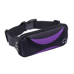Спортивная сумка-пояс для бега для телефона модель 23-2 (Фиолетовая)