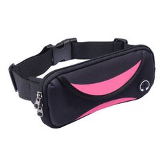 Спортивная сумка-пояс для бега для телефона модель 23-3 (Розовая)