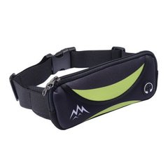 Спортивная сумка-пояс для бега для телефона модель 23-4 (Зеленая)