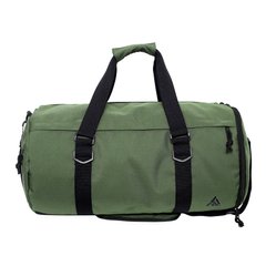 Спортивная / дорожная сумка с отделом для обуви модель 270-2 (Зеленый)