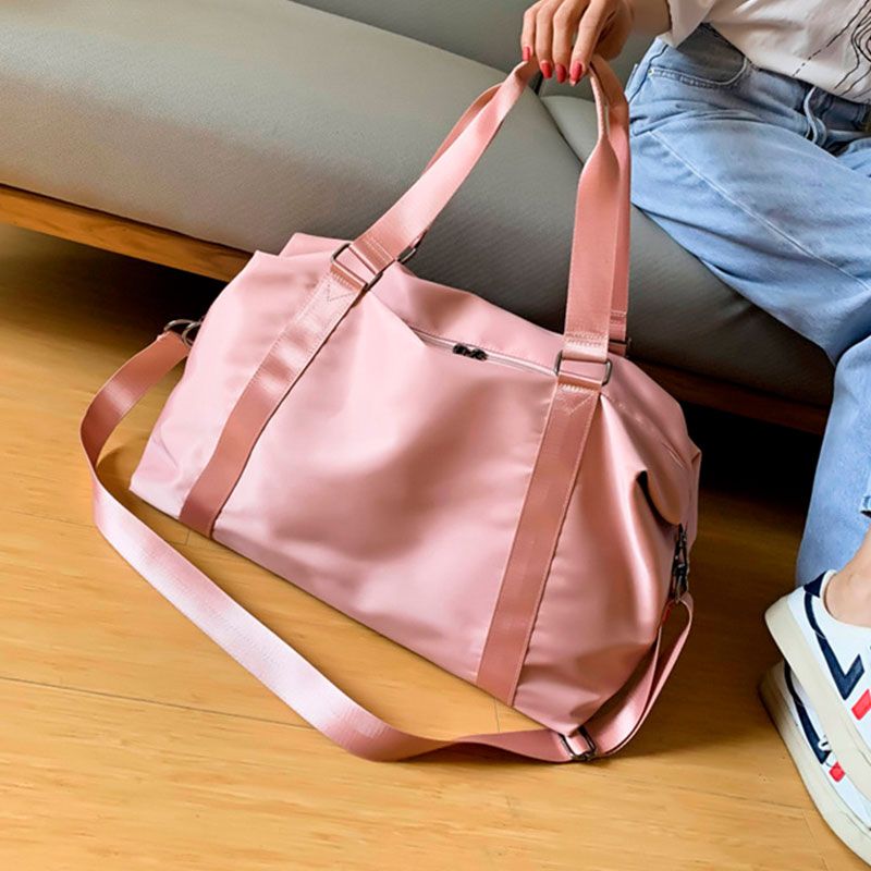 Спортивная / дорожная сумка модель 122-1 (Розовая)