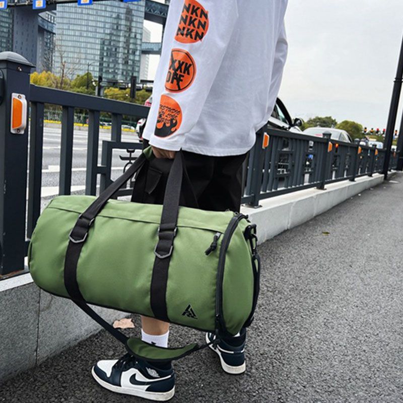 Спортивная / дорожная сумка с отделом для обуви модель 270-2 (Зеленый)