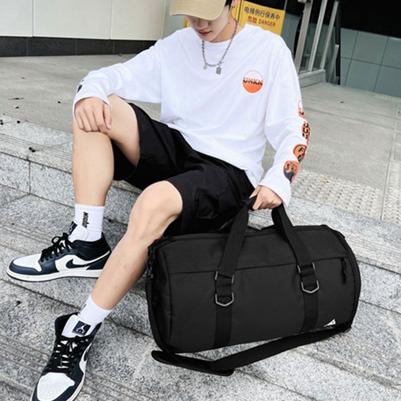 Спортивна / дорожня сумка з відділом для взуття модель 270-3 (Чорний)