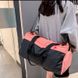 Спортивна / дорожня сумка модель 207-1 (Чорна/рожева)