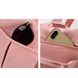 Спортивная / дорожная сумка женская с отделом для обуви модель 120-1 (Розовая)