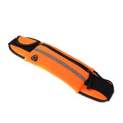 Спортивная сумка-пояс для бега для телефона модель 102-2 (Оранжевая)