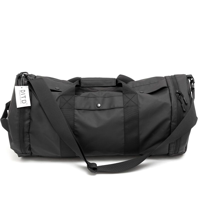 Спортивна / дорожня сумка з відділом для взуття модель 123-1 (Чорна)