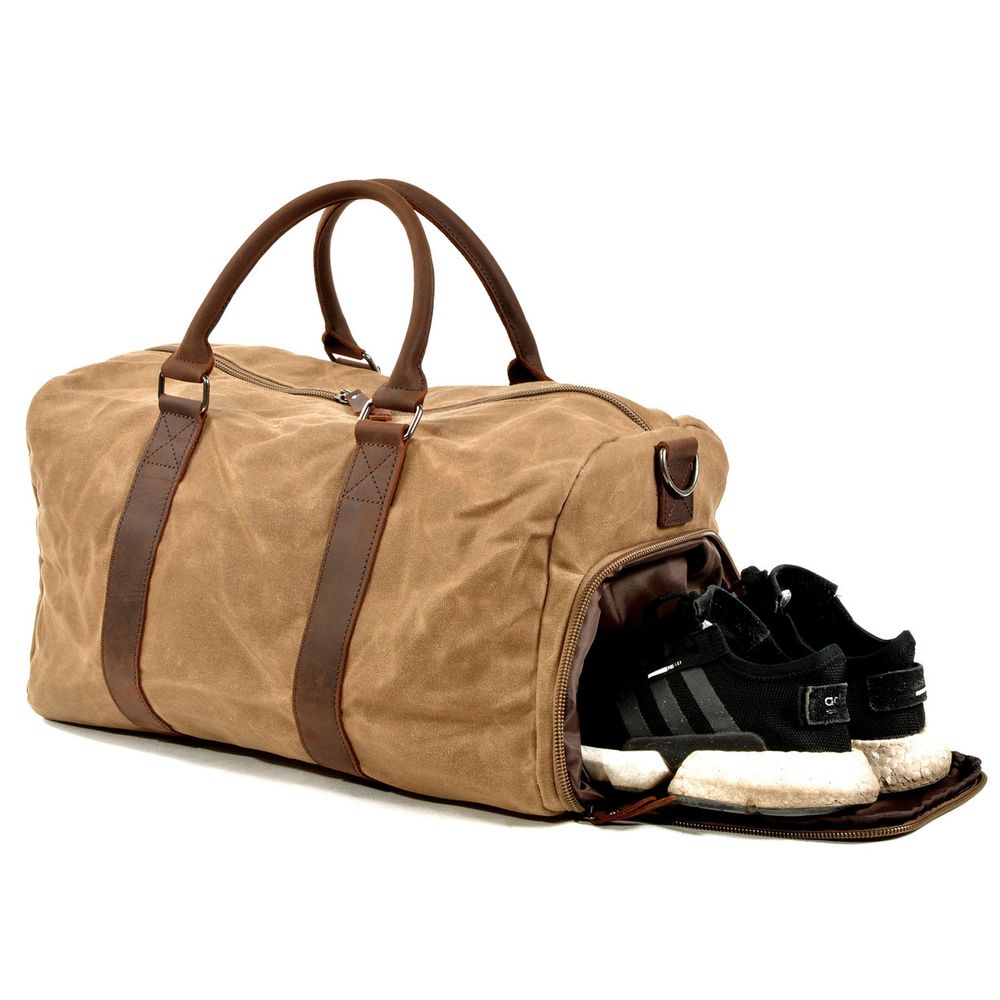 Дорожная сумка с отделом для обуви модель 153-1 (Хаки)