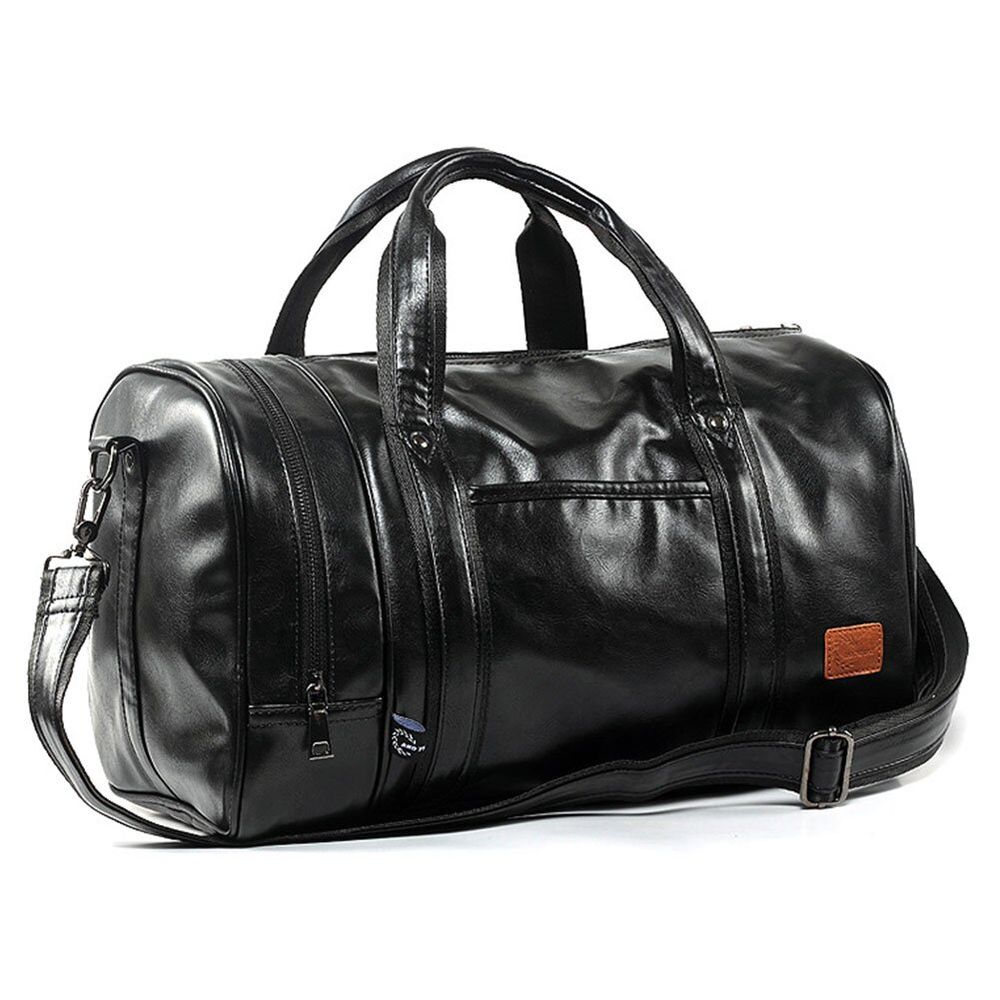 Спортивна / дорожня сумка з відділом для взуття модель 11-2 (Чорна)
